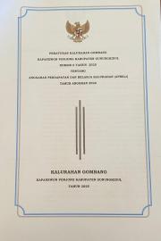 PERATURAN KALURAHAN GOMBANG NOMOR 6 TAHUN 2025 tentang APBKal Tahun 2026